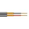 CAVO PIATTINA SCHERMATA NERA 2X0.35