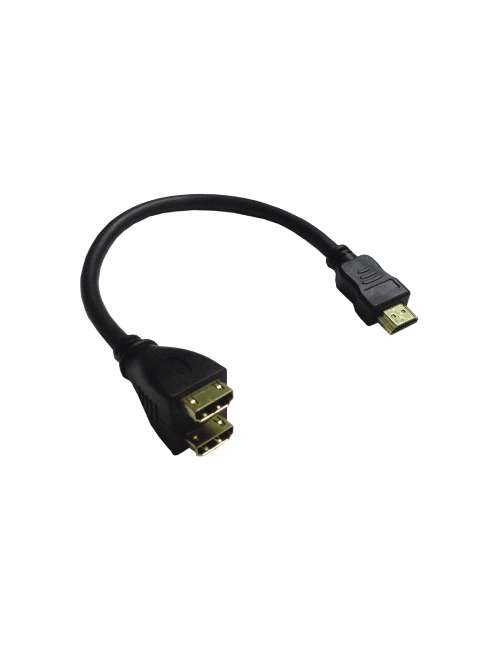 CAVO HDMI 1 SPINA 2 PRESE HDMI SPILTTER 20CM