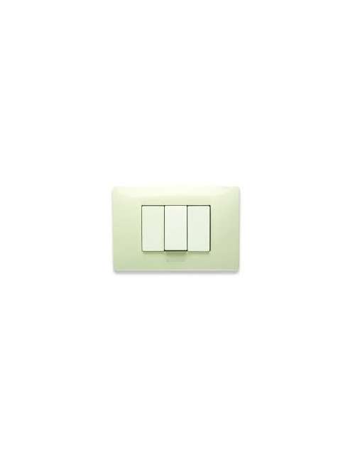 PLACCA 3 POSTI BIANCO SAFARI MASTER