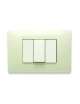 PLACCA 3 POSTI BIANCO SAFARI MASTER