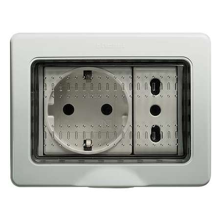 IDROBOX MATIX CUSTODIA 3 POSTI IP55 BIANCO