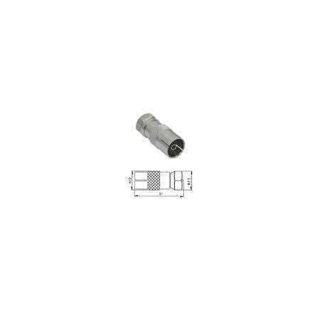 ADATTATORE SPINA F PRESA TV 9.5MM