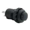 INTERRUTTORE PULSANTE STABILE 3A ON-OFF NERO