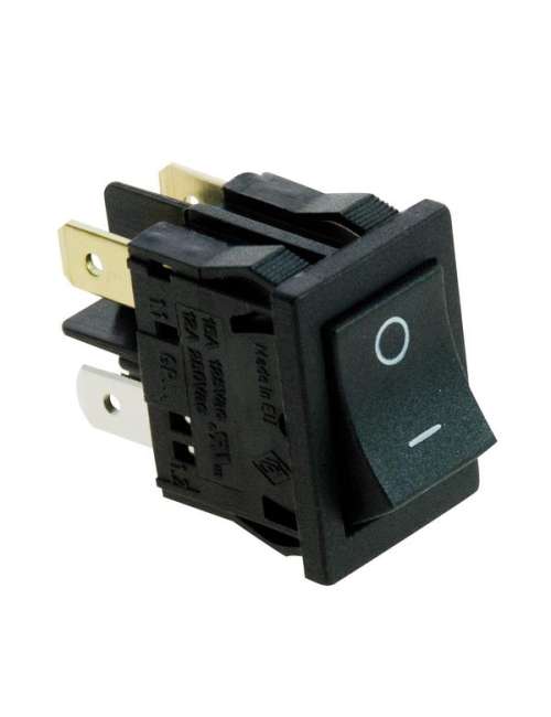 INTERRUTTORE SWITCH ON/OFF 1A 250VAC NERO