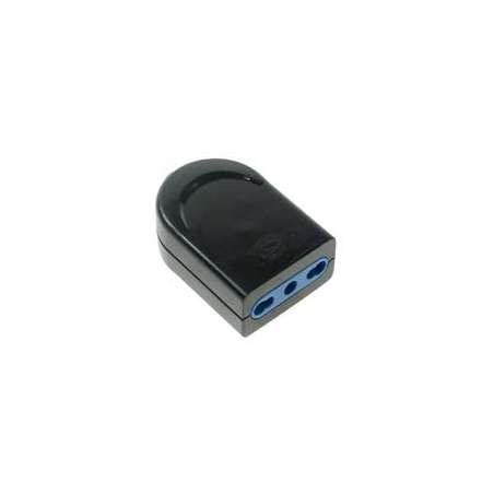 PRESA ELETTRICA 10/16A BIVALENTE NERA