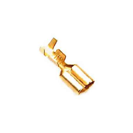 FASTON FEMMINA 6,3MM CON DENTINO