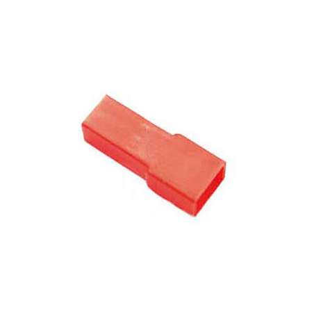COPRI FASTON MASCHIO ROSSO 6,3 MM