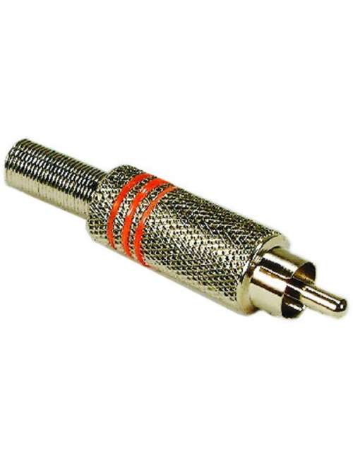SPINA RCA VOLANTE ROSSA METALLICA CON GUIDACAVO 6M