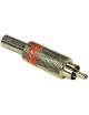 SPINA RCA VOLANTE ROSSA METALLICA CON GUIDACAVO 6M