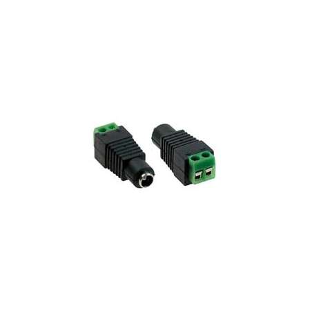 SPINA ALIMENTAZIONE 2,1MM X 5.5MM MORSETTI A VITE