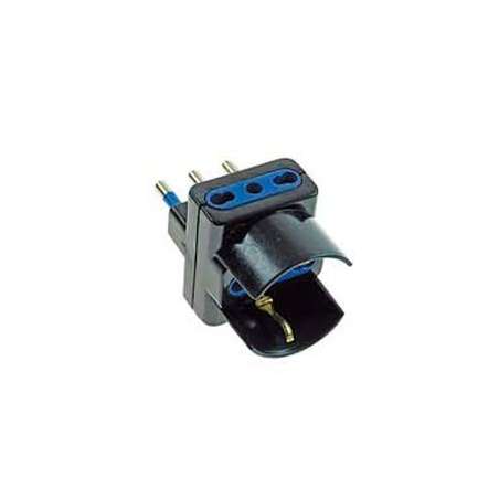ADATTATORE SPINA 16A - 2 PRESE 10-16A BIV + PR SCU
