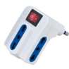 ADATTATORE SPINA 16A 3 PRESE 10-16A BIVALENTE + IN