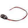 CONNETTORE PER BATTERIA 9V CON FILI