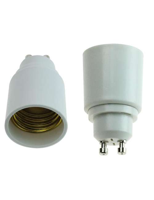 ADATTATORE PER LAMPADA DA GU10 A E27