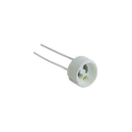 PORTALAMPADA X LAMPADA GU10 220V IN CERAMICA