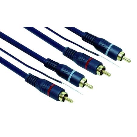 CAVO AUDIO 2 SPINE RCA 2 SPINE RCA+REM 5MT X HI-FI