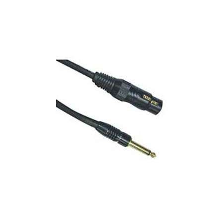 CAVO AUDIO SPINA JACK 6,3MM MONO PRESA CANON 6MT