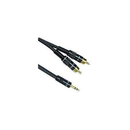 CAVO AUDIO 1 SPINA JACK3.5 ST. 2 SPINA RCA 3MT PRO