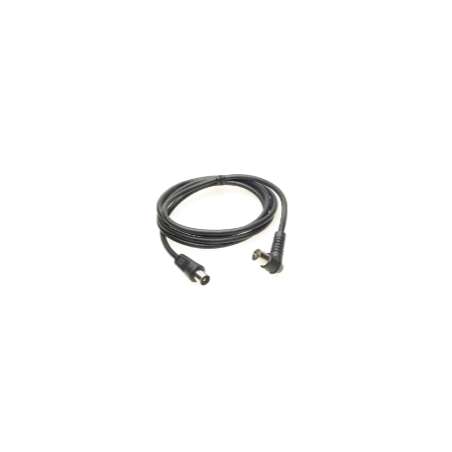 CAVO ANTENNA TV SPINA/PRESA 90° 3 MT NERO