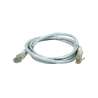 CAVO PATCH UTP CAT. 5 CON 2 SPINE RJ45 0.5MT GRIGI