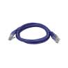 CAVO PATCH UTP CAT. 5 CON 2 SPINE RJ45 1MT BLU