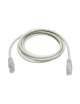 CAVO PATCH UTP CAT. 5 CON 2 SPINE RJ45 30MT BIANCO
