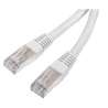 CAVO PATCH UTP CAT. 6 CON 2 SPINE RJ45 10MT BIANCO