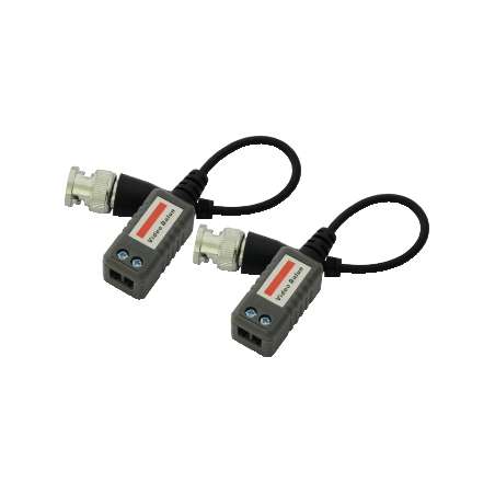 CONVERTITORE VIDEO BALUN DA SPINA BNC A 2 PIN BL.