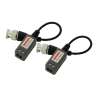 CONVERTITORE VIDEO BALUN DA SPINA BNC A 2 PIN BL.