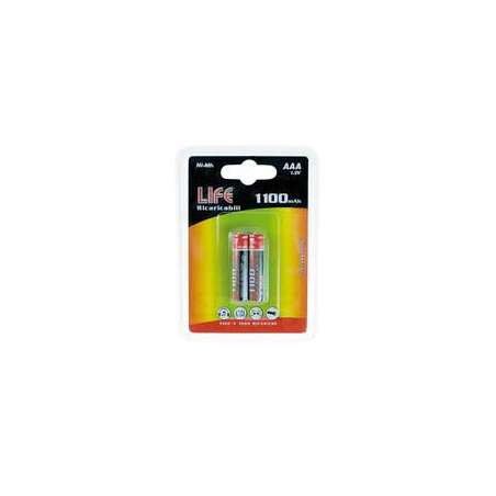 MINISTILO RICARICABILE 1100 MAH NI-MH BL 2PZ LIFE