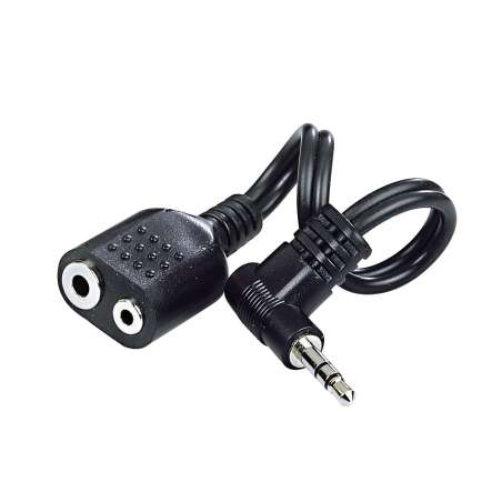ADATTATORE MICROFONICO DA 1 PIN 2.5MM A 2 PIN X RA