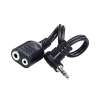 ADATTATORE MICROFONICO DA 1 PIN 2.5MM A 2 PIN X RA