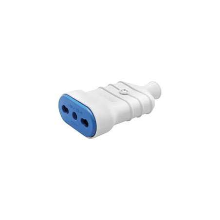 PRESA ELETTRICA 16A 2P+T BIVALENTE BIANCA GEWISS