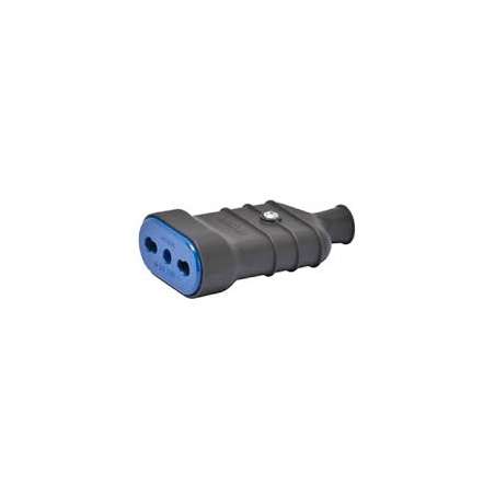 PRESA ELETTRICA 16A 2P+T BIVALENTE NERA GEWISS