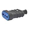 PRESA ELETTRICA 16A 2P+T BIVALENTE NERA GEWISS