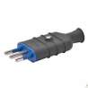 SPINA ELETTRICA 10A 2P+T NERA GEWISS