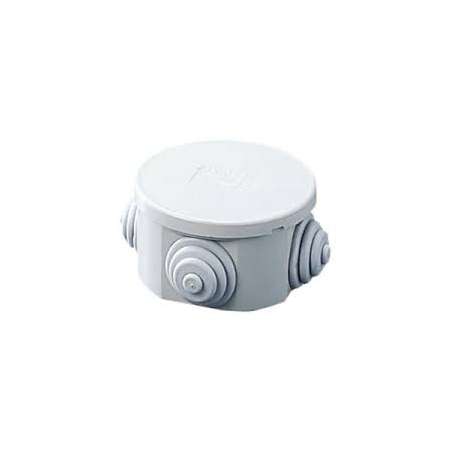 CASSETTA DI DERIVAZIONE 80X40 ROTONDA IP65 CON PAS