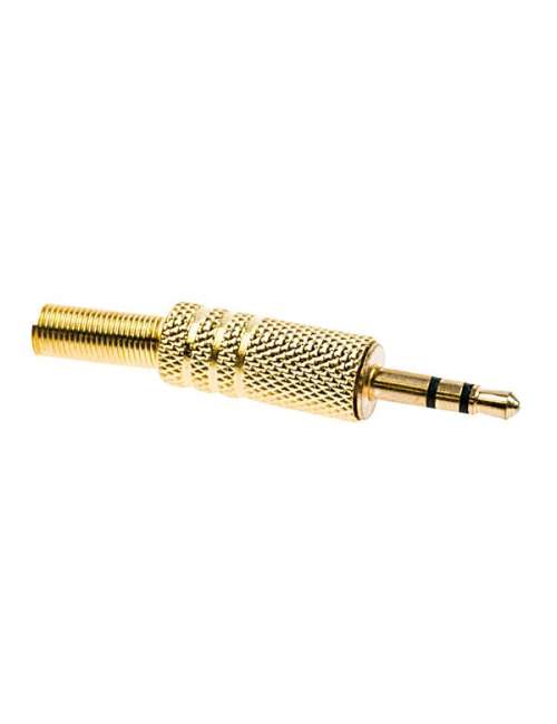 SPINA JACK 3.5 STEREO DORATA CON GUIDACAVO