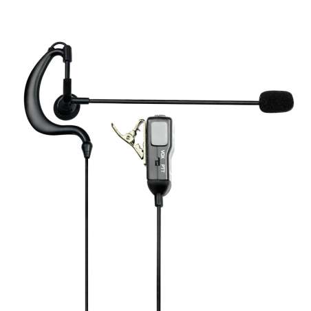 MICROFONO CON AURICOLARE A 2 PIN A PIPA