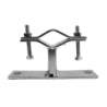 STAFFA PER PALO ANTENNA TV TPE A MURO 5 CM.