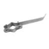 STAFFA PER PALO ANTENNA TV A MURO 23CM