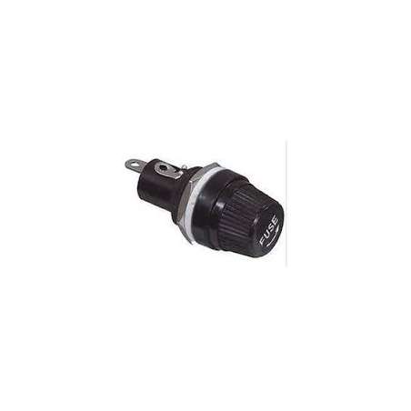 PORTAFUSIBILE 6X32 DA PANNELLO CON TAPPO