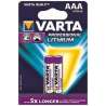 MINISTILO LITHIUM PROFESSIONALE BL. 2 PZ. VARTA
