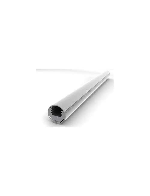 PROFILO IN ALLUMINIO 2M TUBOLARE, D.20,6MM