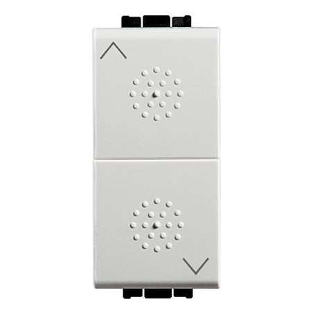 PULSANTE DOPPIO 10A NO INTERBLOCCATO LIGHT