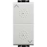 PULSANTE DOPPIO 10A NO INTERBLOCCATO LIGHT