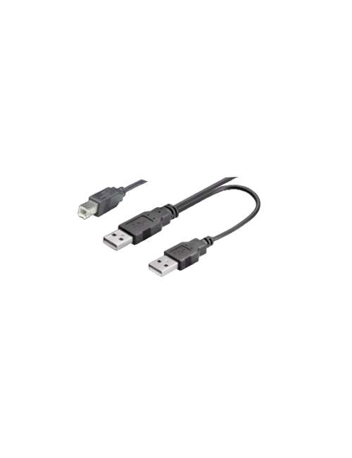 CAVO USB2.0 DUAL POWER 2 SPINE A / SPINA B 1M