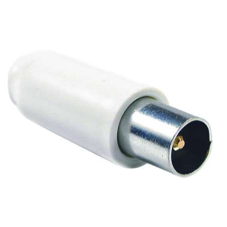 SPINA COASSIALE 75 OHM D.9,5 MM BIANCA