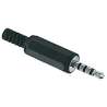 SPINA JACK 3.5MM 4 POLI VOL.CON GUIDACAVO