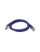 CAVO PATCH UTP CAT. 5 CON 2 SPINE RJ45 0.5MT BLU